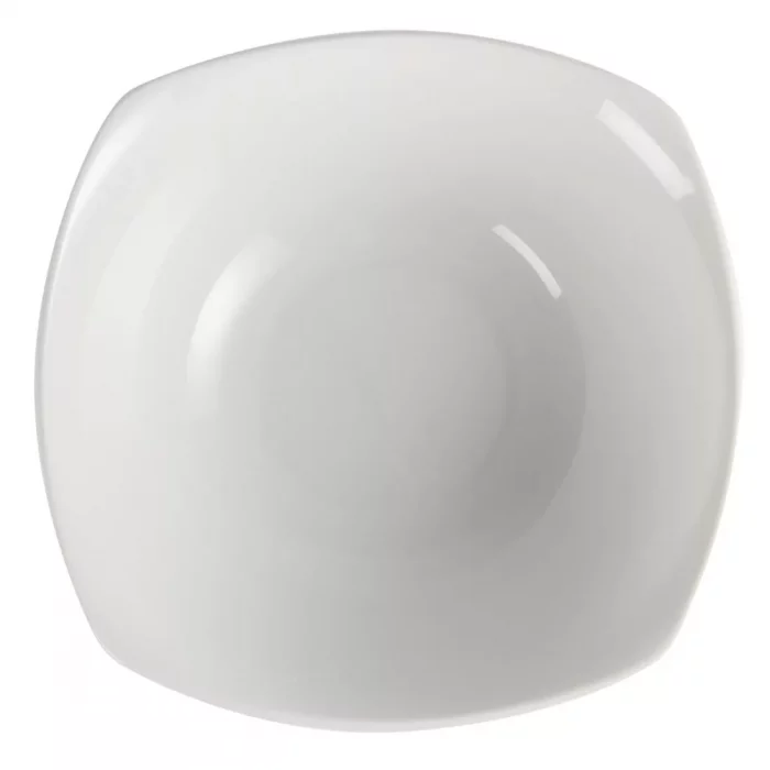 Olympia Whiteware Rounded Square Bowls 220mm (Pack of 12) - Image 4
