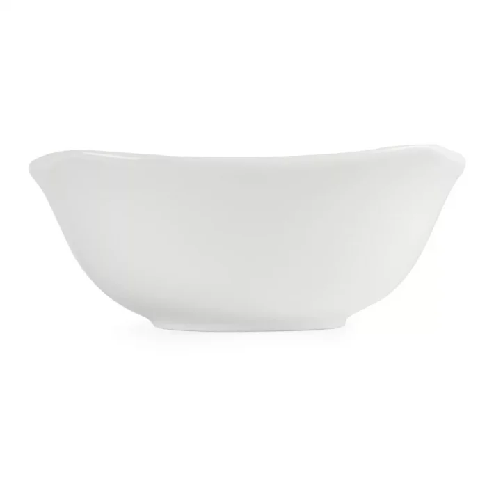 Olympia Whiteware Rounded Square Bowls 220mm (Pack of 12) - Image 2
