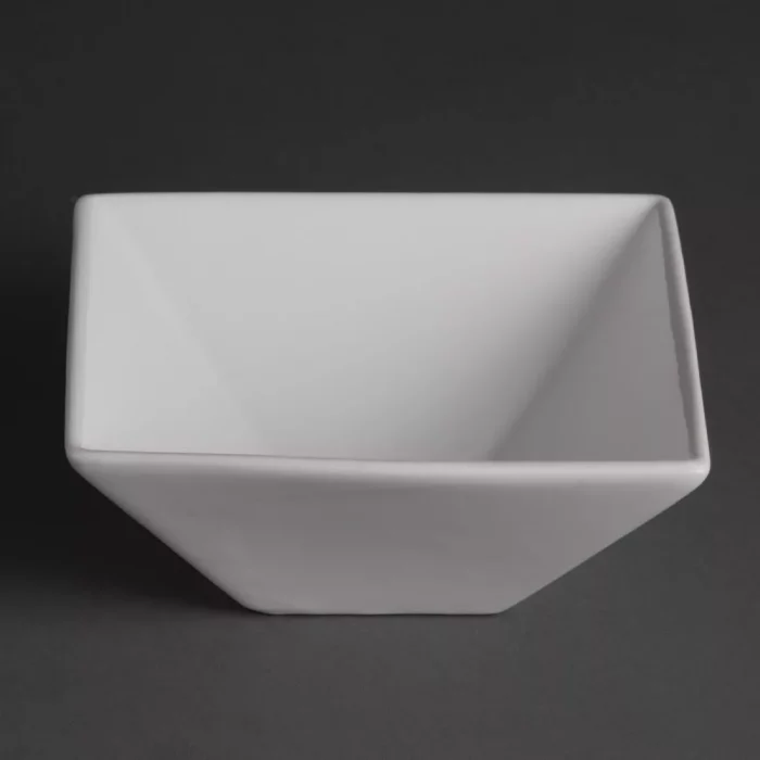 Olympia Whiteware Square Bowls 170mm (Pack of 12) - Image 1