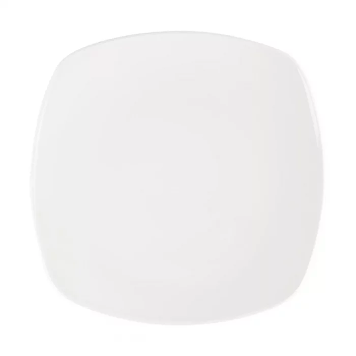 Churchill Plain Whiteware X Squared Plates 252mm (Pack of 12) - Image 1