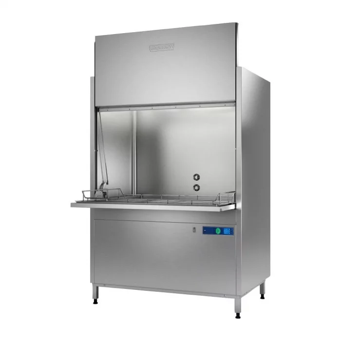 Hobart UXTC-10A Utensil Washer with Exhaust Heat Recovery  Base Rack  Tray Support & 1 Open Basket - Image 1