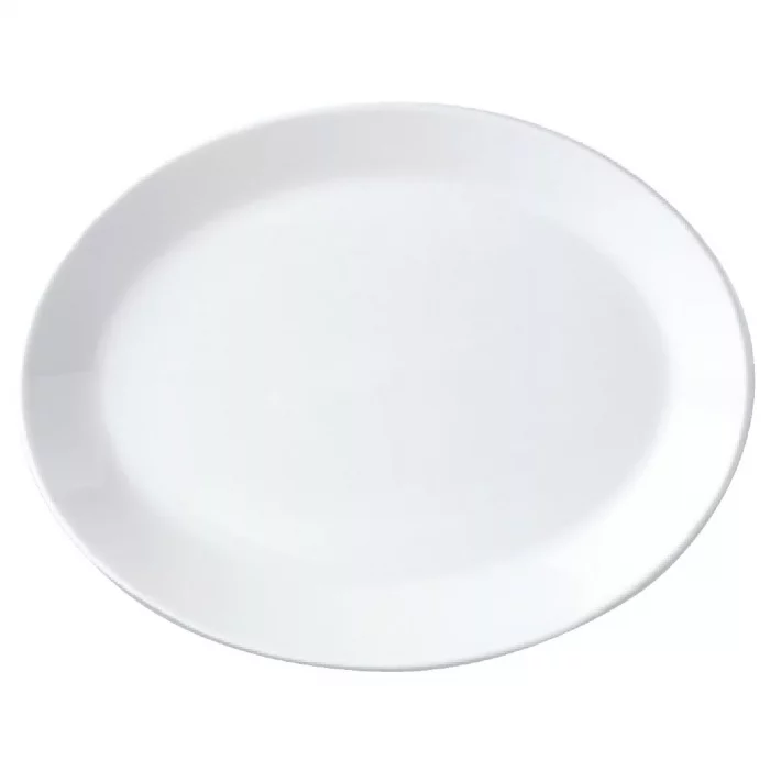 Steelite Simplicity White Oval Coupe Dishes 305mm (Pack of 12) - Image 1