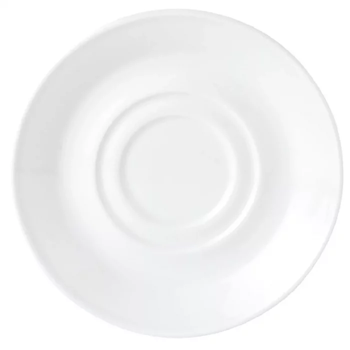 Steelite Simplicity White Low Cup Saucers 145mm (Pack of 36) - Image 1