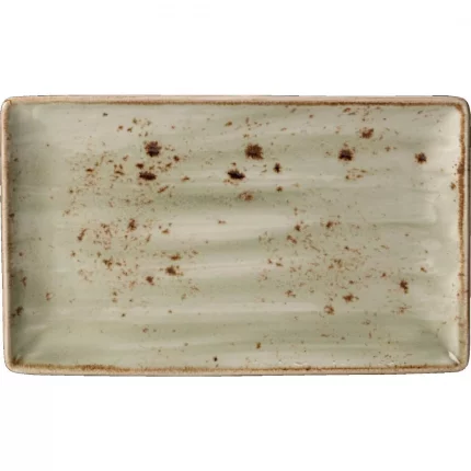 Steelite Craft Green Rectangular Platters 270x 167mm (Pack of 6)