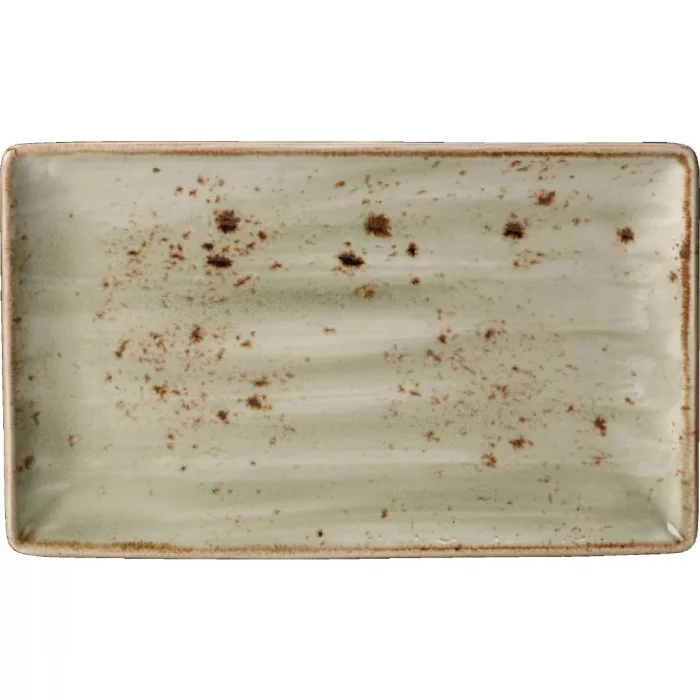 Steelite Craft Green Rectangular Platters 270x 167mm (Pack of 6) - Image 1