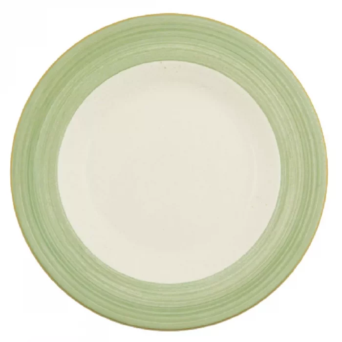 Steelite Rio Green Slimline Plates 255mm (Pack of 24) - Image 1