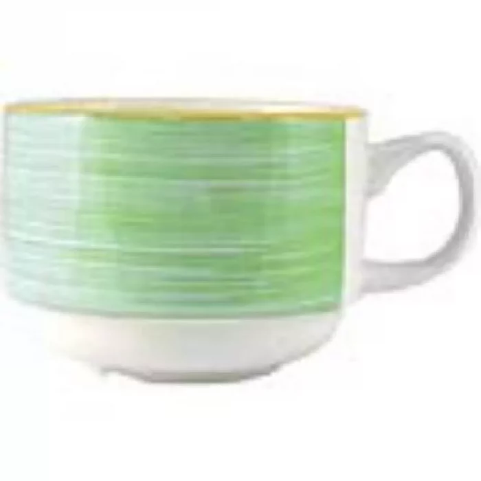 Steelite Rio Green Slimline Stacking Cups 200ml (Pack of 36) - Image 1