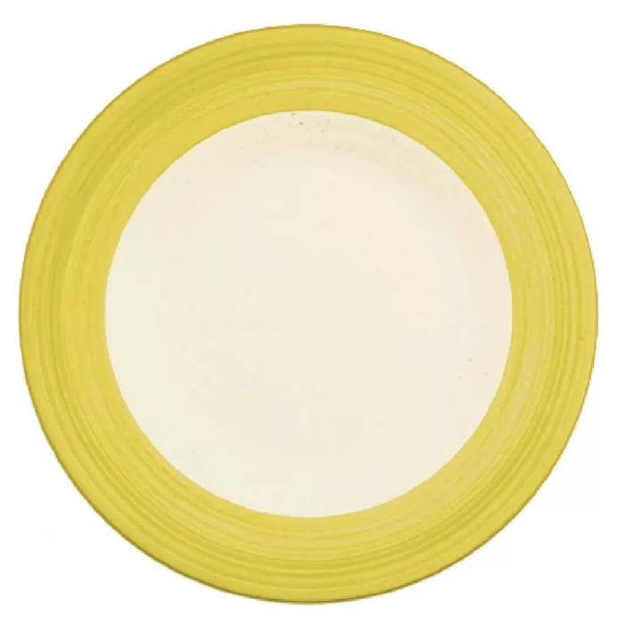 Steelite Rio Yellow Slimline Plates 230mm (Pack of 24) - Image 1