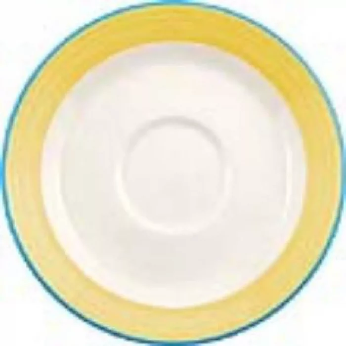 Steelite Rio Yellow Saucers 150mm (Pack of 36) - Image 1