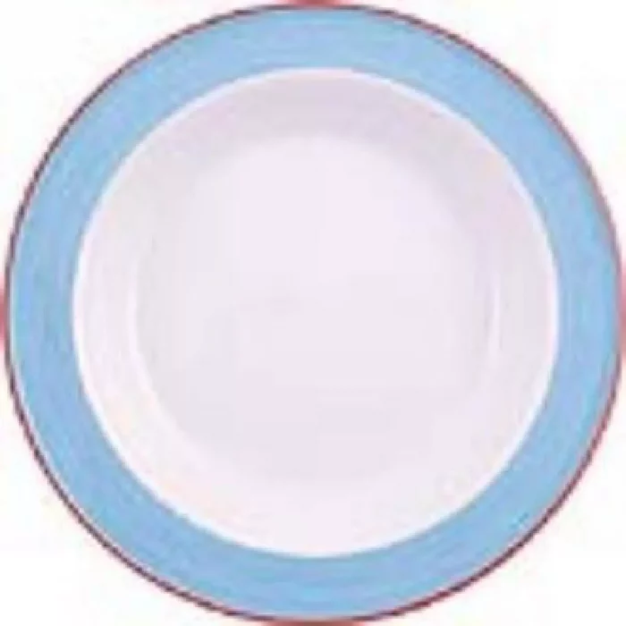 Steelite Rio Blue Soup Plates 215mm (Pack of 24) - Image 1