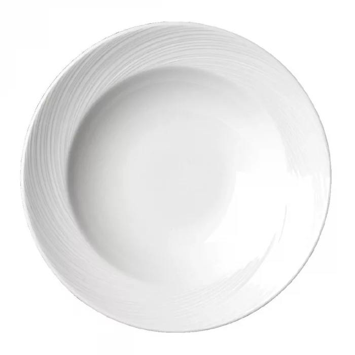 Steelite Spyro Rimmed Soup Bowls 242mm (Pack of 24) - Image 1