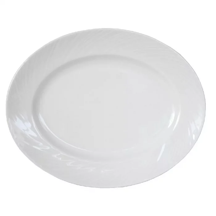 Steelite Spyro Oval Plates 280mm (Pack of 12) - Image 1