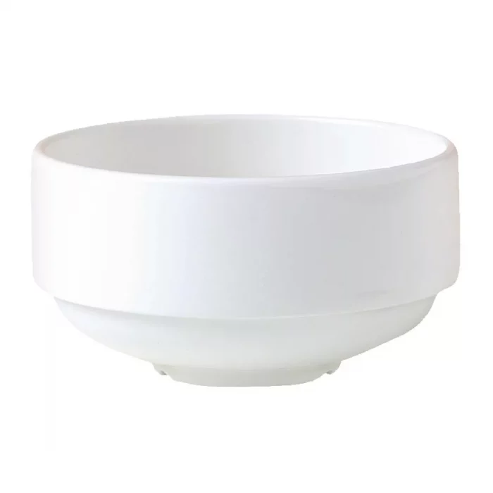Steelite Monaco White Stacking Unhandled Soup Cups 285ml (Pack of 36) - Image 1