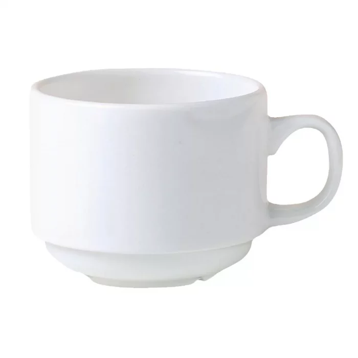Steelite Monaco White Stacking Cups 212ml (Pack of 36) - Image 1