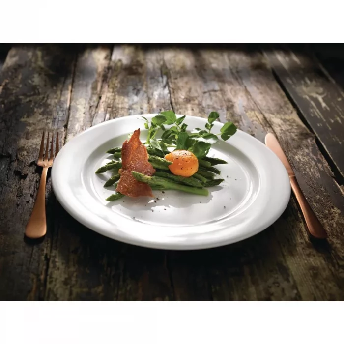 Steelite Monaco White Vogue Plates 255mm (Pack of 24) - Image 2
