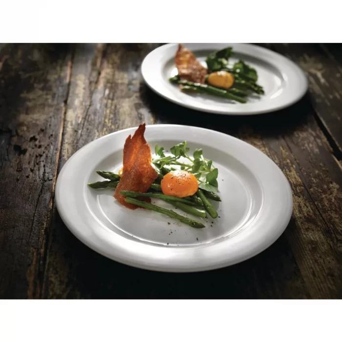Steelite Monaco White Vogue Plates 255mm (Pack of 24) - Image 3