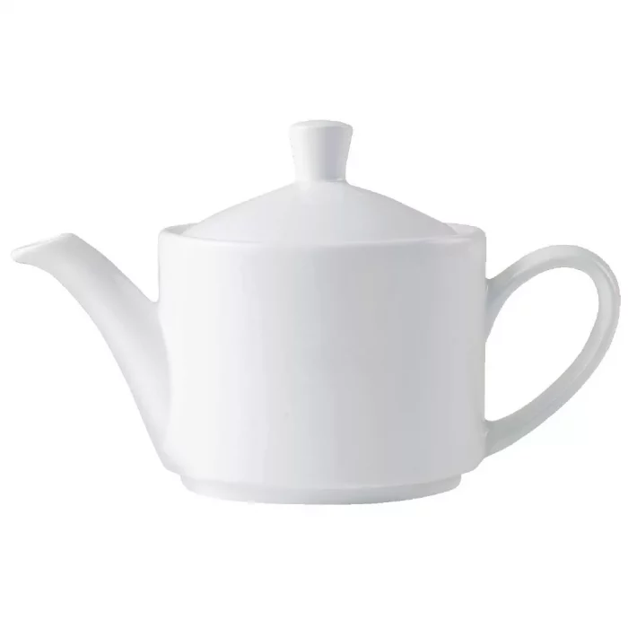 Replacement Lids For Steelite Monaco White Vogue 852ml Teapots (Pack of 12) - Image 1