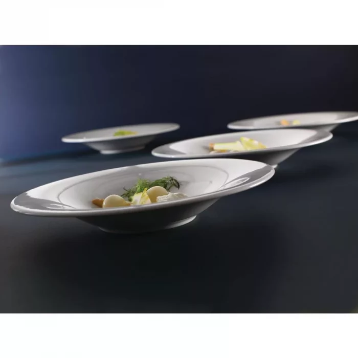 Steelite Monaco White Nouveau Bowls 230mm (Pack of 24) - Image 2