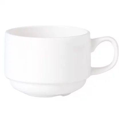Steelite Simplicity White Stacking Espresso Cups 100ml (Pack of 36)