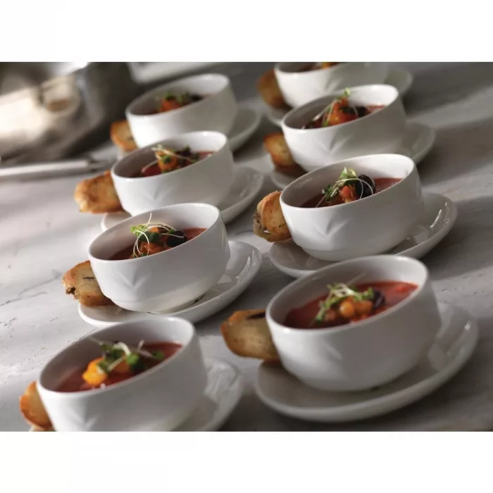 Steelite Bianco Unhandled Soup Cups 284ml (Pack of 36) - Image 2