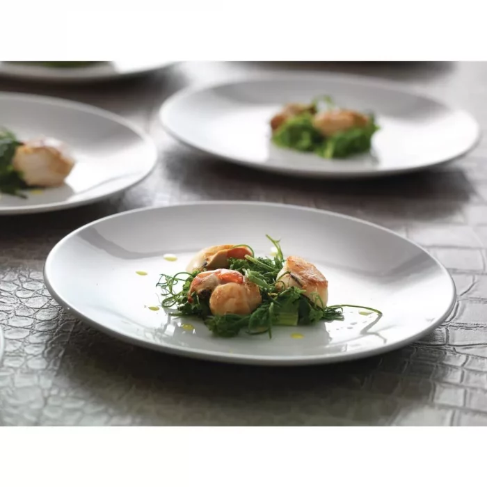Steelite Contour White Plates 202mm (Pack of 24) - Image 2