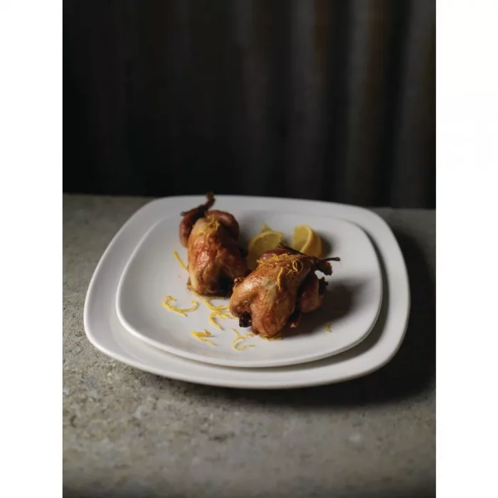 Steelite Quadro White Square Plates 230mm (Pack of 24) - Image 2