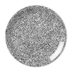 Steelite Ink Crackle Black Coupe Plates 153mm (Pack of 12)
