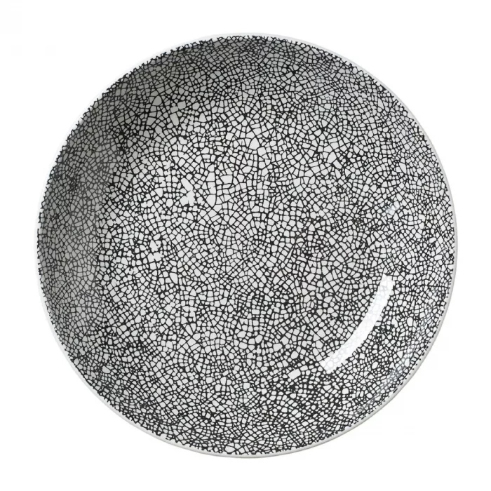 Steelite Ink Crackle Black Coupe Bowls 205mm (Pack of 12) - Image 1