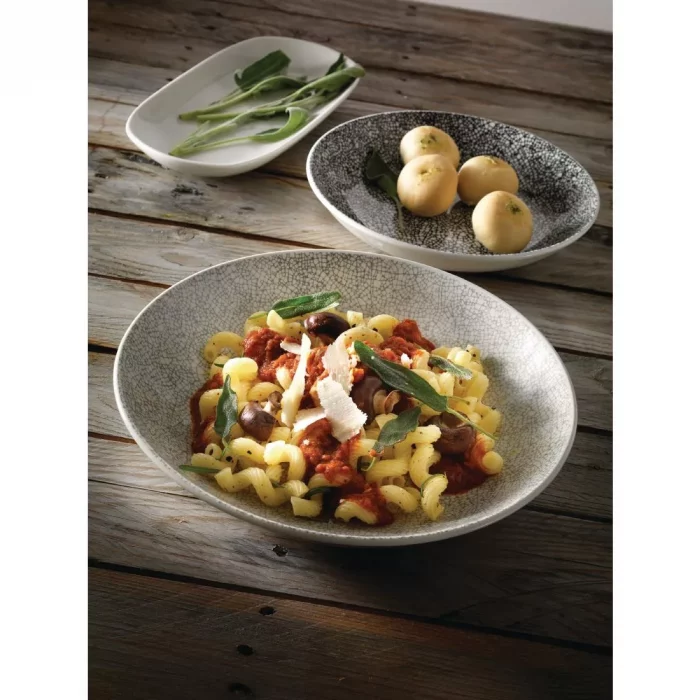 Steelite Ink Crackle Grey Coupe Bowls 253mm (Pack of 12) - Image 2