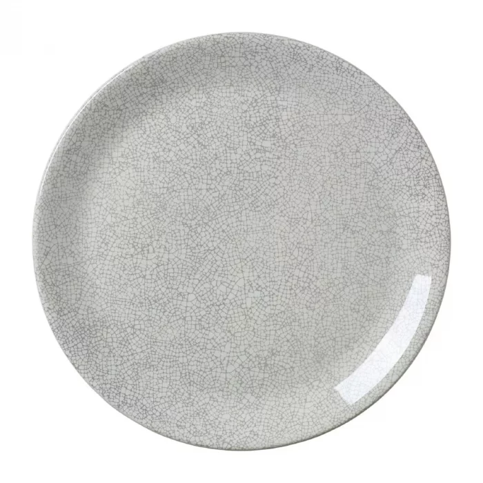 Steelite Ink Crackle Grey Coupe Plates 300mm (Pack of 12) - Image 1