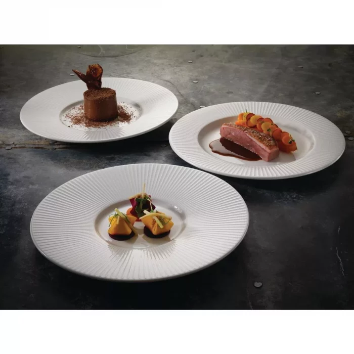 Steelite Willow Gourmet Medium Well Plate 285mm (Pack of 6) - Image 2