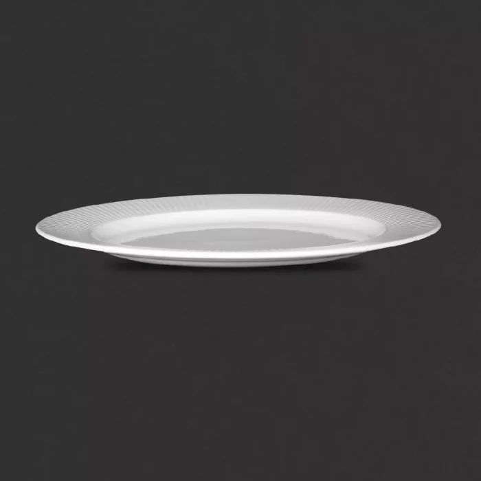 Steelite Willow Oval Plate. length 330mm. (Pack of 12) - Image 2