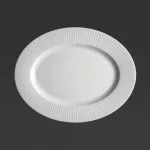 Steelite Willow Oval Plate. length 330mm. (Pack of 12)