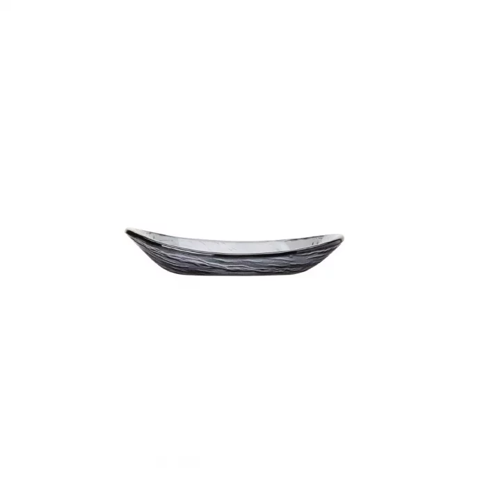 Steelite Scape Glass Smoked Oval Bowls 200mm (Pack of 12) - Image 2