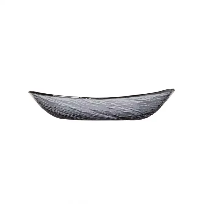 Steelite Scape Glass Smoked Oval Bowls 300mm (Pack of 6) - Image 2