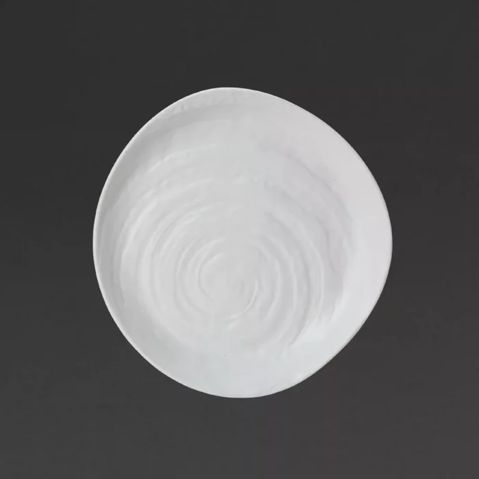 Steelite Scape White Melamine Plates 230mm (Pack of 6) - Image 1