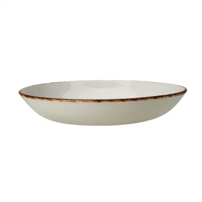 Steelite Brown Dapple Coupe Bowls 290mm (Pack of 6) - Image 2