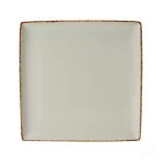Steelite Brown Dapple Square One Plates (Pack of 6)