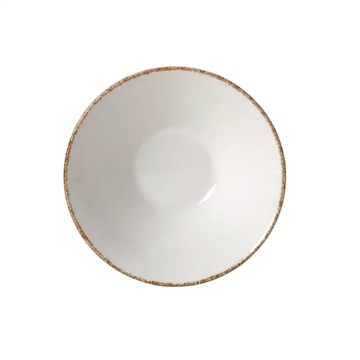 Steelite Brown Dapple Essence Bowl 165mm (Pack of 24) - Image 2