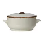 Steelite Brown Dapple Casserole Dish Lid (Pack of 6)