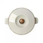 Steelite Brown Dapple Casserole Dish Lid (Pack of 6) - Image 2