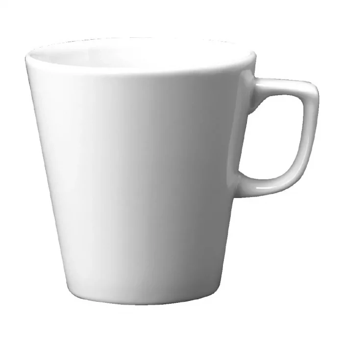 Churchill Plain Whiteware Cafe Latte Mugs 340ml (Pack of 12) - Image 1