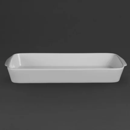 Olympia Whiteware Rectangular Roasters 395x 219mm (Pack of 6)