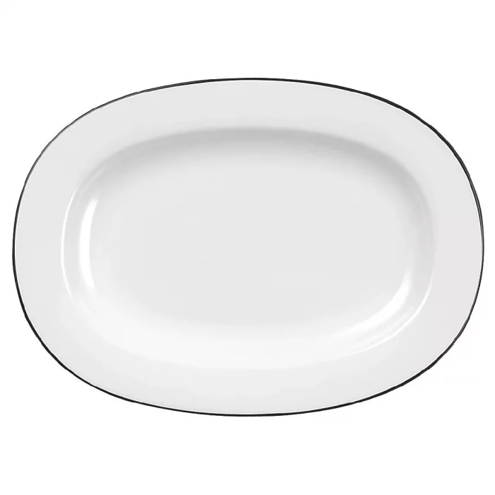 Churchill Alchemy Mono Oval Dishes 207mm (Pack of 12) - Image 1