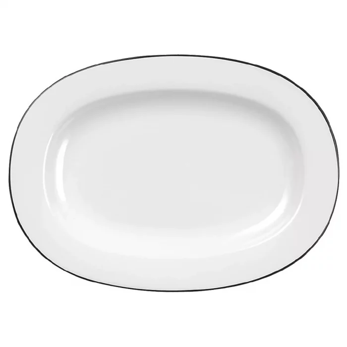 Churchill Alchemy Mono Oval Dishes 280mm (Pack of 6) - Image 1