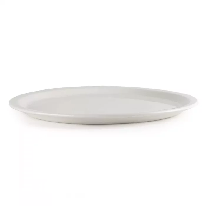 Churchill Plain Whiteware Nova Plates 340mm (Pack of 6) - Image 1