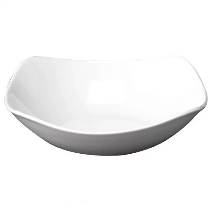 Churchill Plain Whiteware X Squared Bowls 235mm (Pack of 12) - Image 1