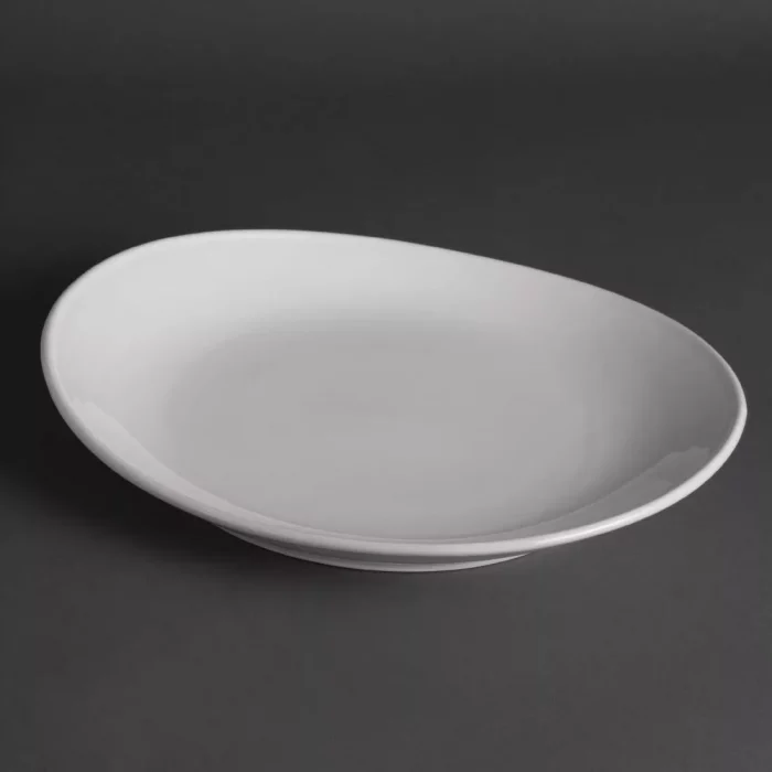 Olympia Whiteware Steak Plates 300mm (Pack of 6) - Image 1