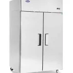Atosa YBF9218GR Slimline Double Door Upright Fridge  900 Litres