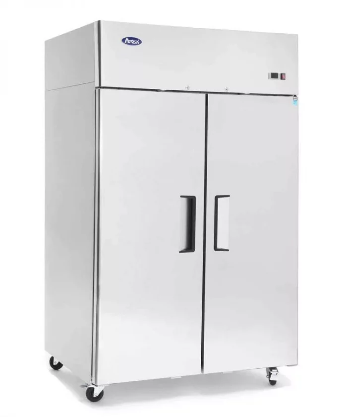 Atosa YBF9219GR Slimline Double Door Upright Freezer  900 Litres - Image 1